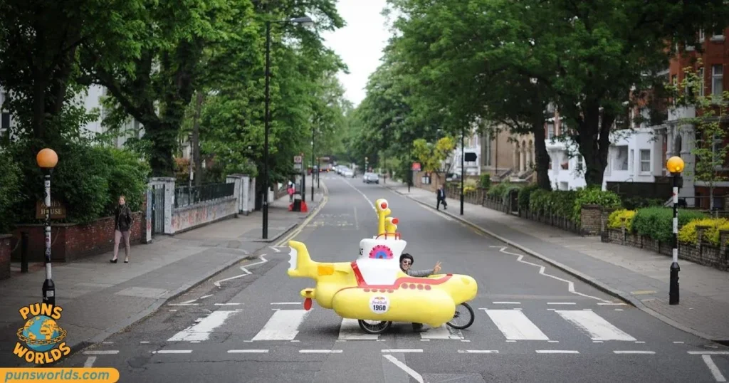 the submarine cross the road