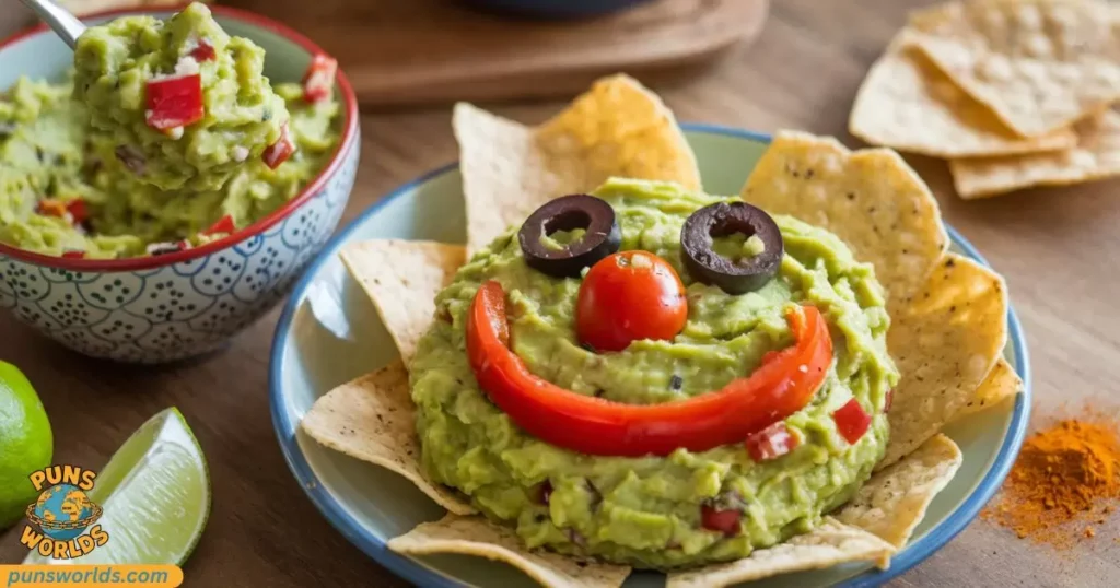 "Guac with a smile."