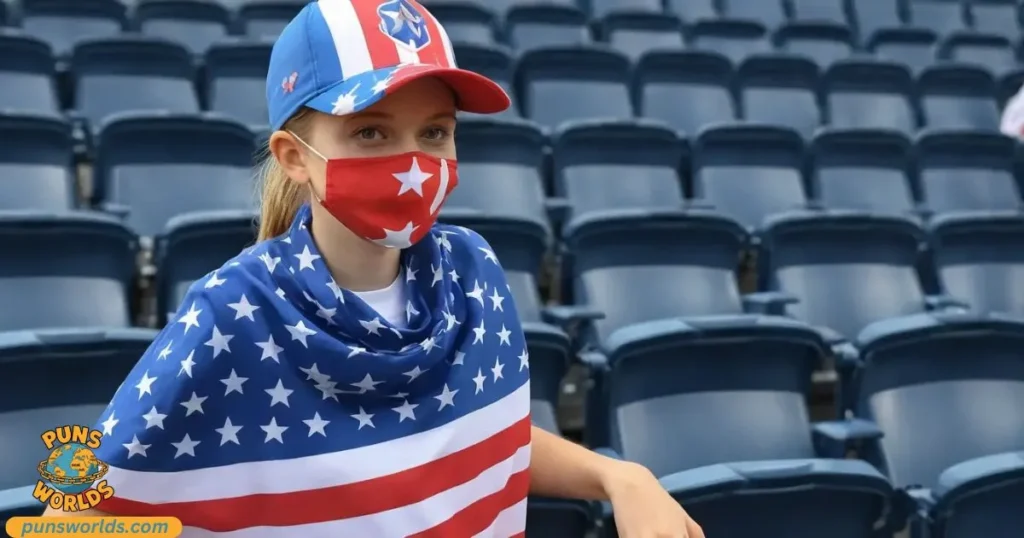 patriotic fan