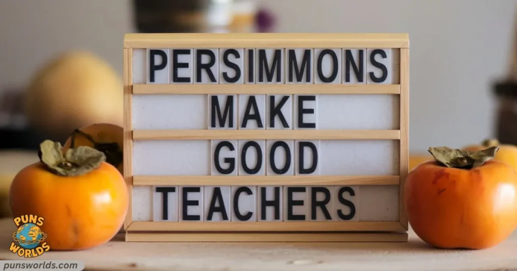 persimmons make good teachers