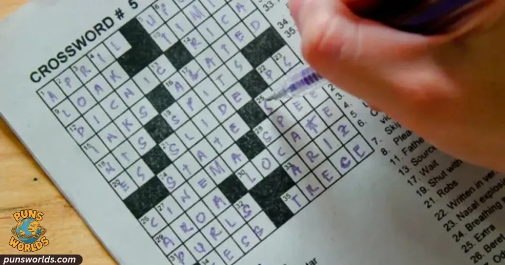 crossword puzzle