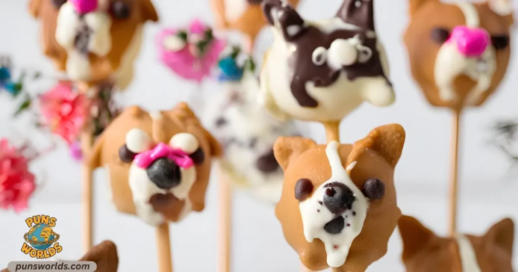 Doggy cake pops