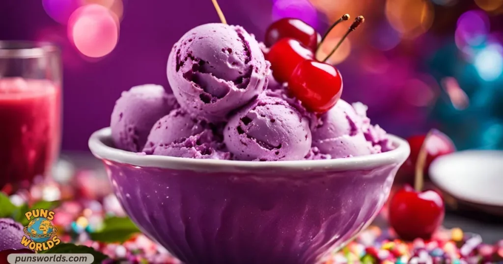  purple ice cream