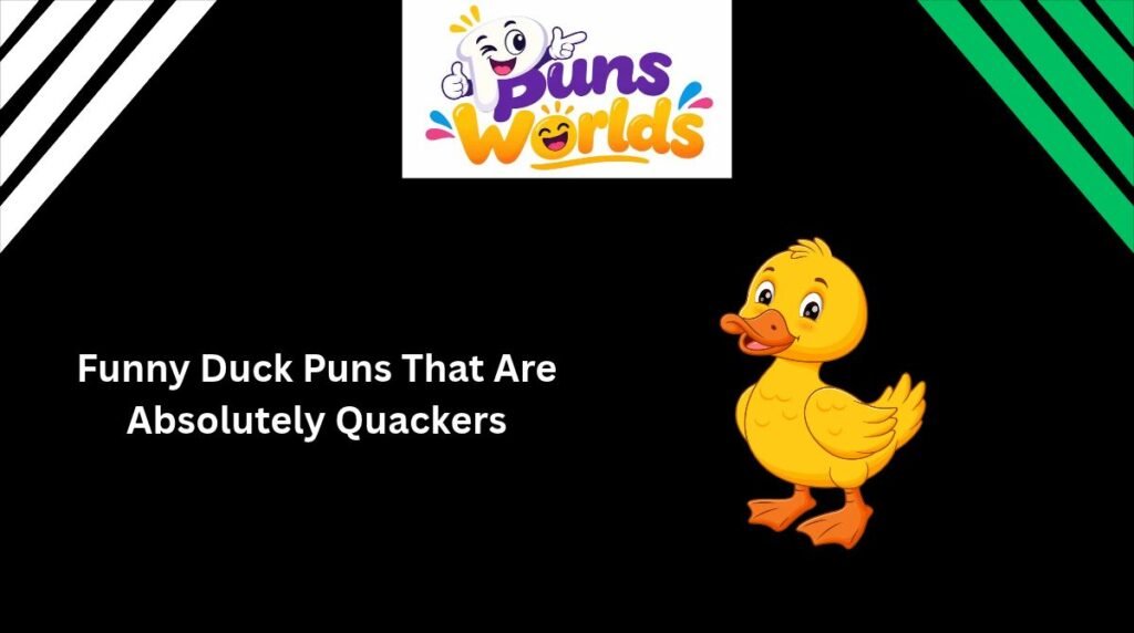 Funny Duck Puns That Are Absolutely Quackers
