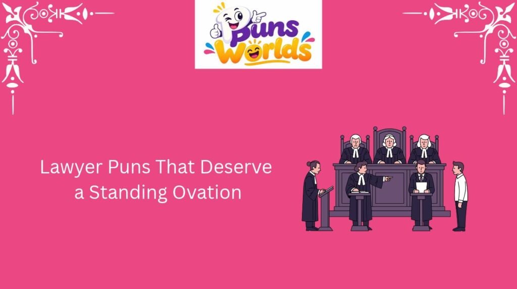 Lawyer Puns That Deserve a Standing Ovation
